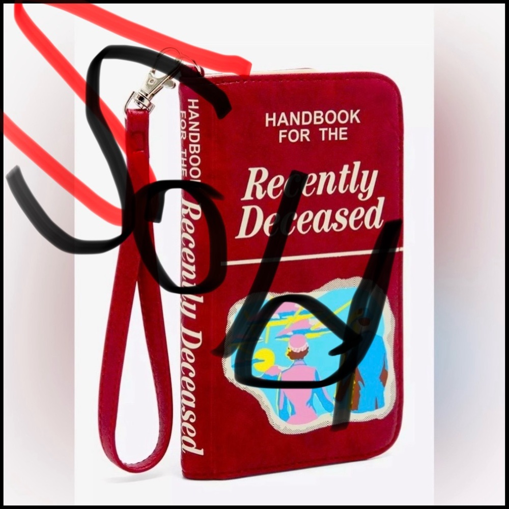 Beetlejuice Bioworld recently deceased book wallet - Picture 1 of 4